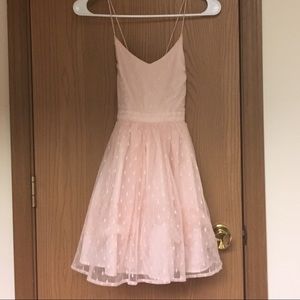Pink party dress
